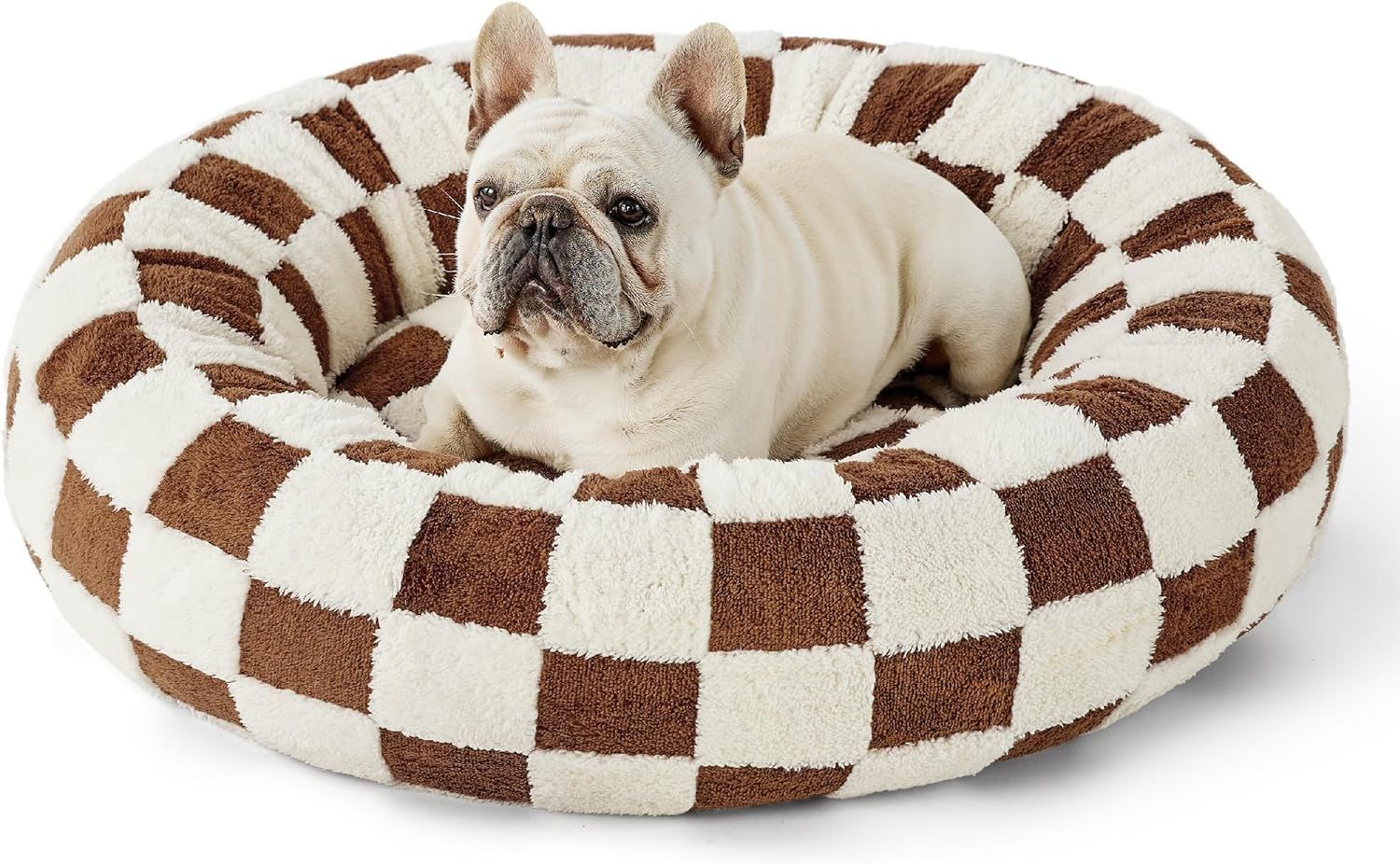Round All-Season Warm Pet Bed Comfortable Sleeping Cushion