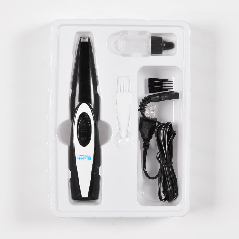 Rechargeable Pet Nail And Hair Trimmer Grooming Tool With Clipper