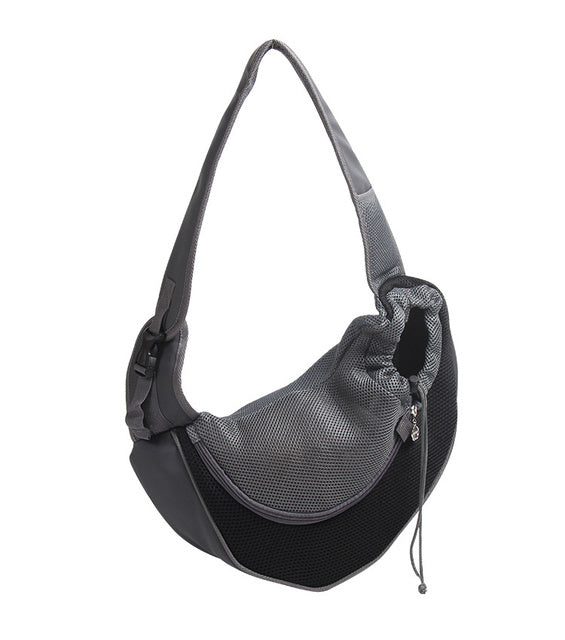 Pet Mesh Oxford Travel Carrier Shoulder Tote Bag