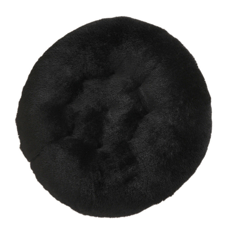 Plush Round Pet Bed for Ultimate Comfort and Warmth