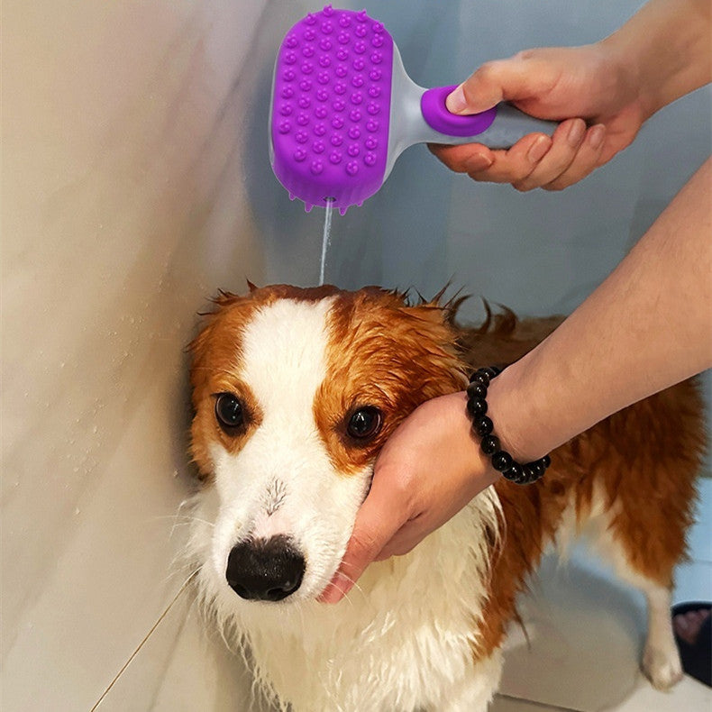 Pet Bath Shower Brush Floating Hair Cleaning Tool