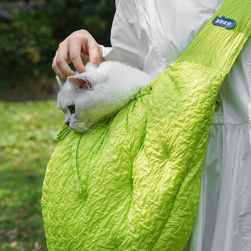 Pet Carrier Bag Portable Shoulder Diagonal Warm Travel