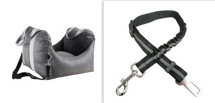 Waterproof Pet Car Safety Carrier Seat Breathable Travel Bed