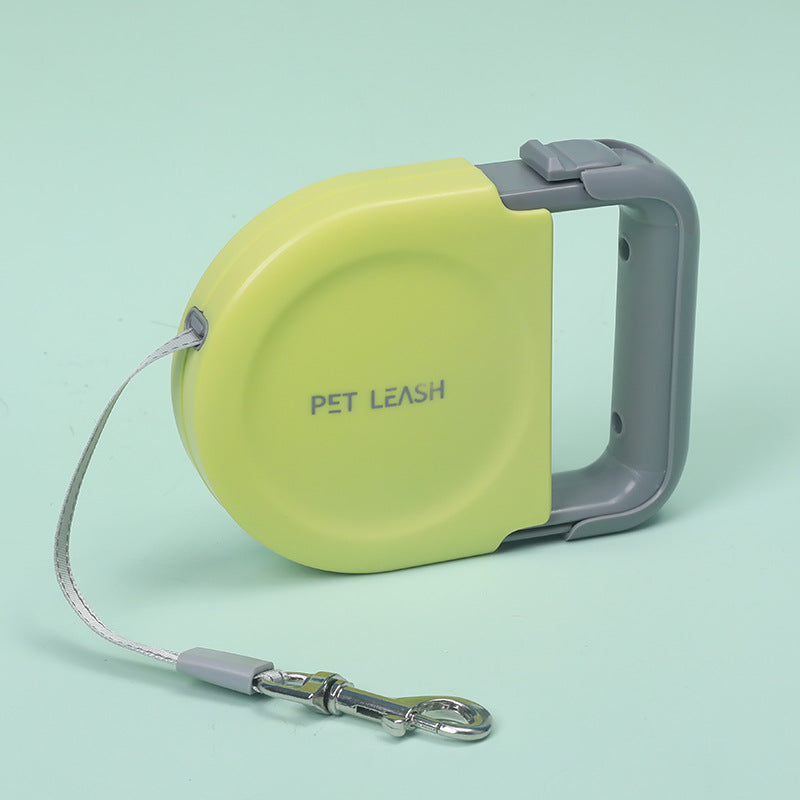 Retractable Handle Pet Leash For Comfortable Control
