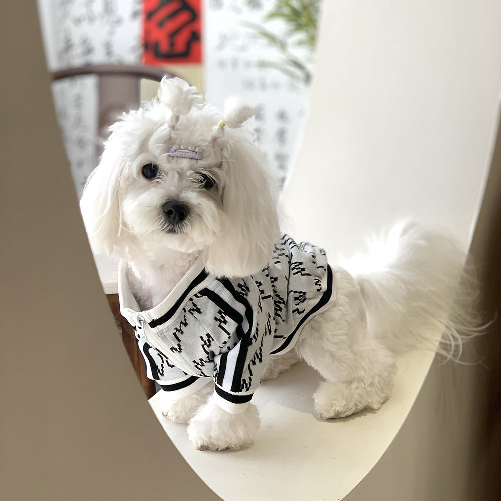 Pet Teddy Zipper Winter Warm Coat Jacket