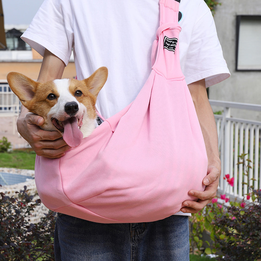 Portable Cotton Pet Travel Carrier Shoulder Sling Bag