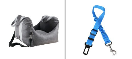 Waterproof Pet Car Safety Carrier Seat Breathable Travel Bed