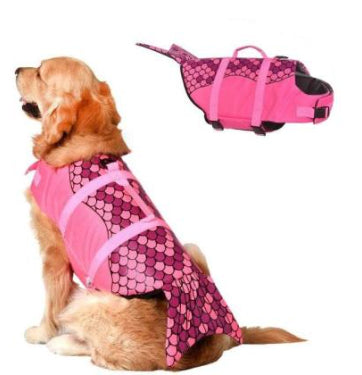 Pet Mermaid Shark Adjustable Swimming Life Jacket