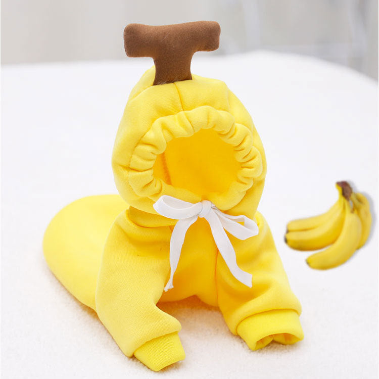 Pet Hooded Sweater Apricot Elk Warm Clothing