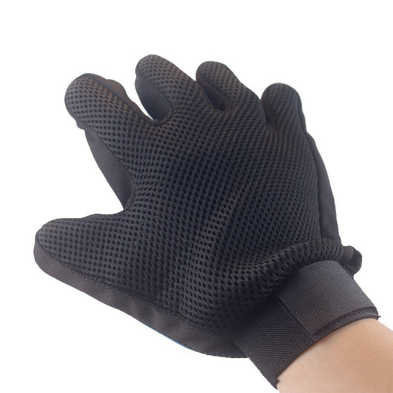 Five Finger Pet Bath Gloves Spray Massage Brush With Hose