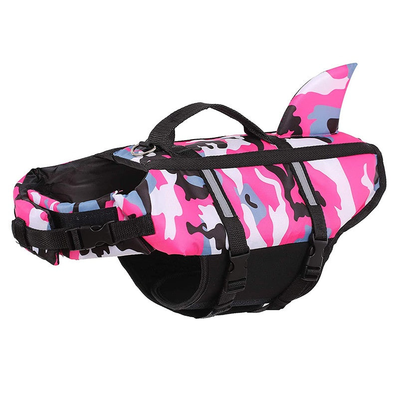 Pet Camouflage Swimming Life Jacket Safety Vest