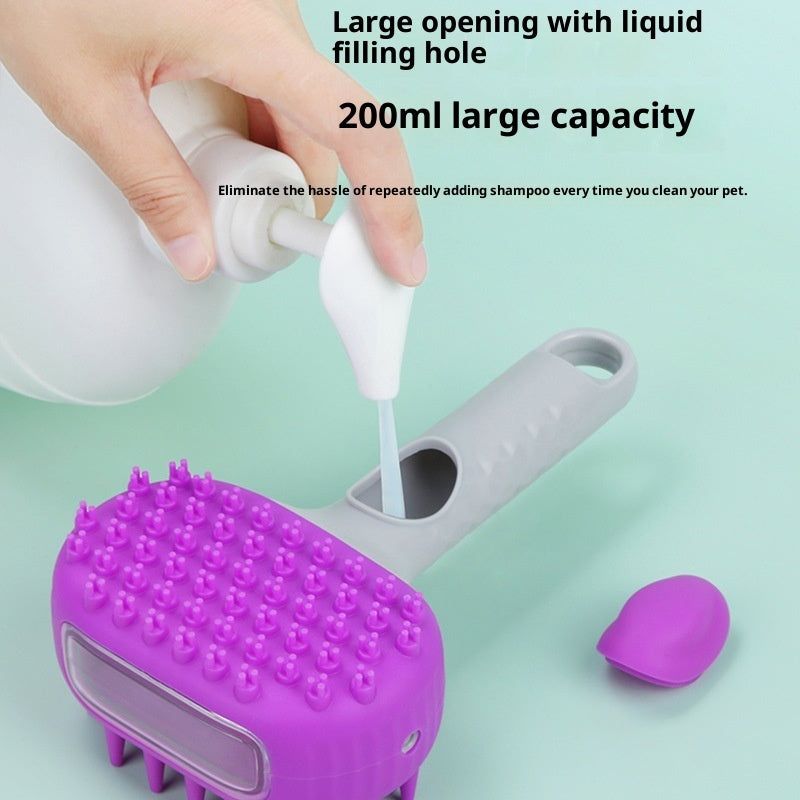 Pet Bath Shower Brush Floating Hair Cleaning Tool