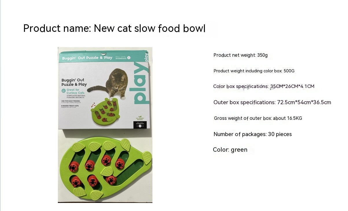 Christmas Holiday Pet Slow Feeding Bowl For Pets