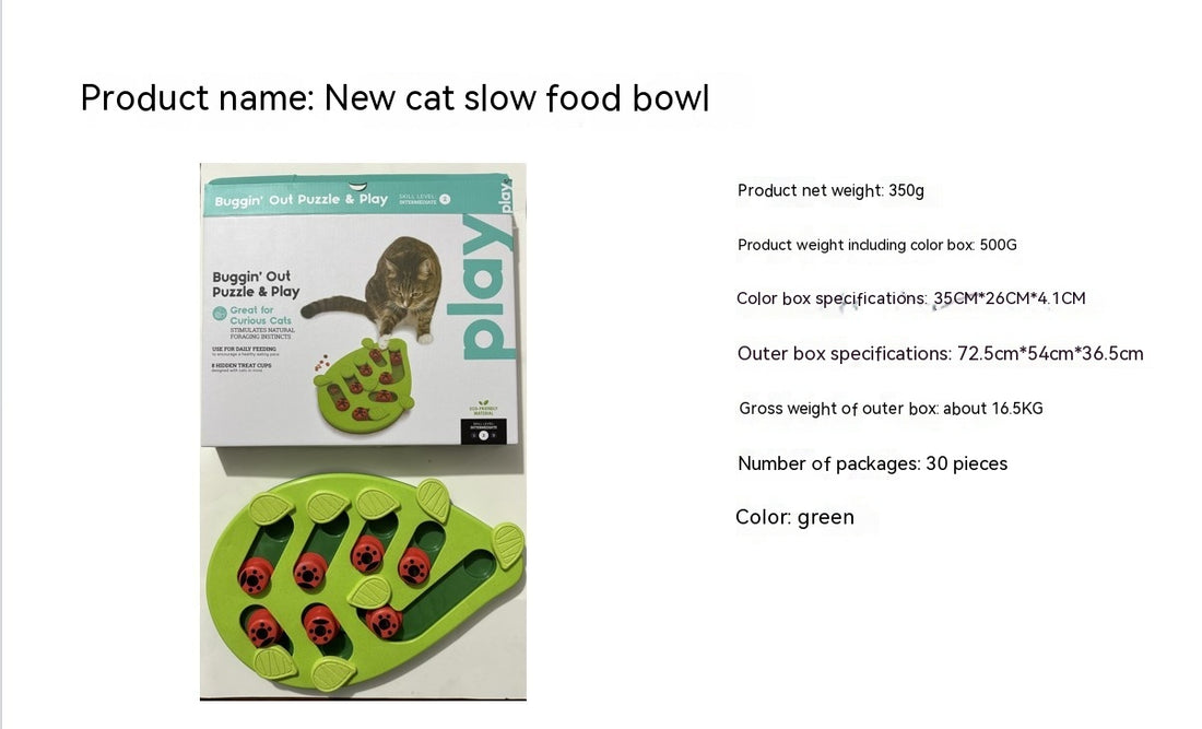 Christmas Holiday Pet Slow Feeding Bowl For Pets