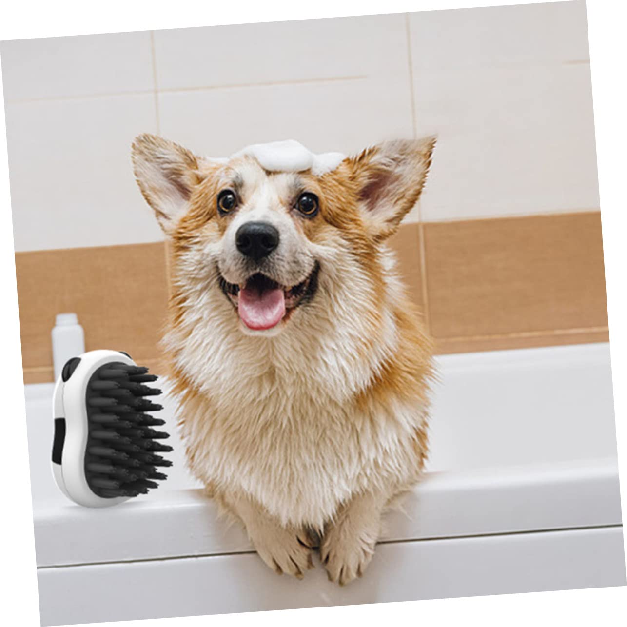 Pet Bath Grooming Glove Hair Removal Cleaning Brush