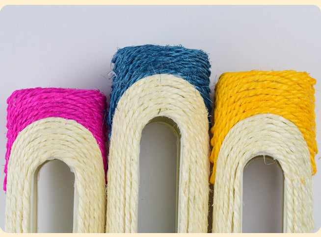 Pet Sisal Drum Rolling Chew Play Toy Trio