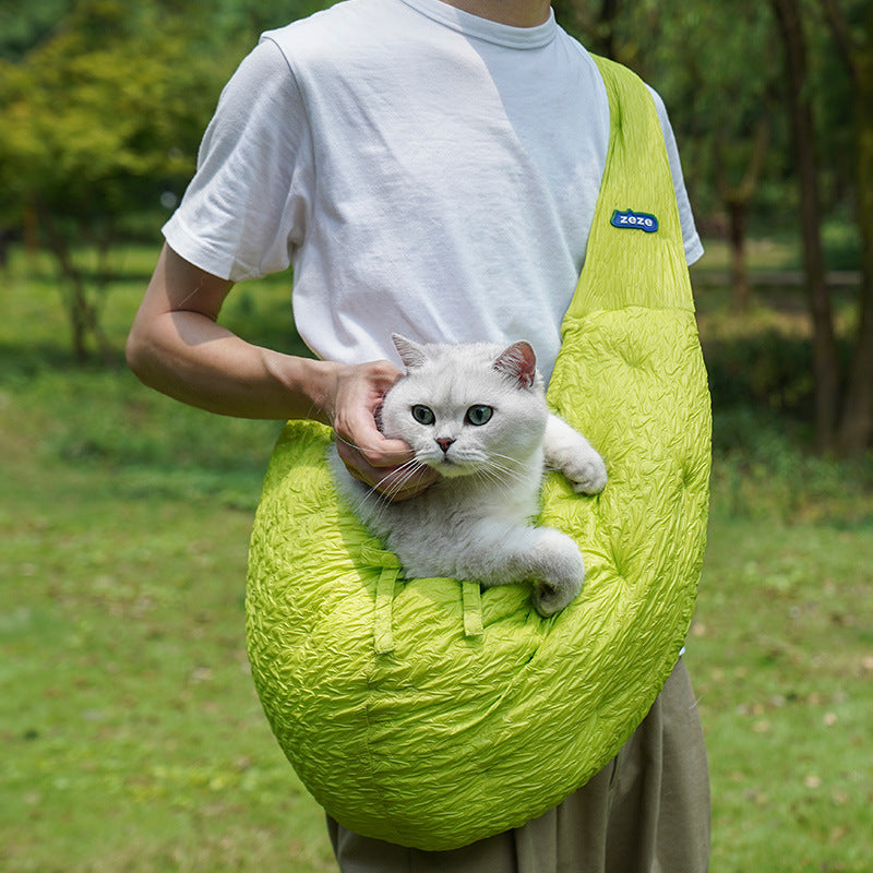 Pet Carrier Bag Portable Shoulder Diagonal Warm Travel
