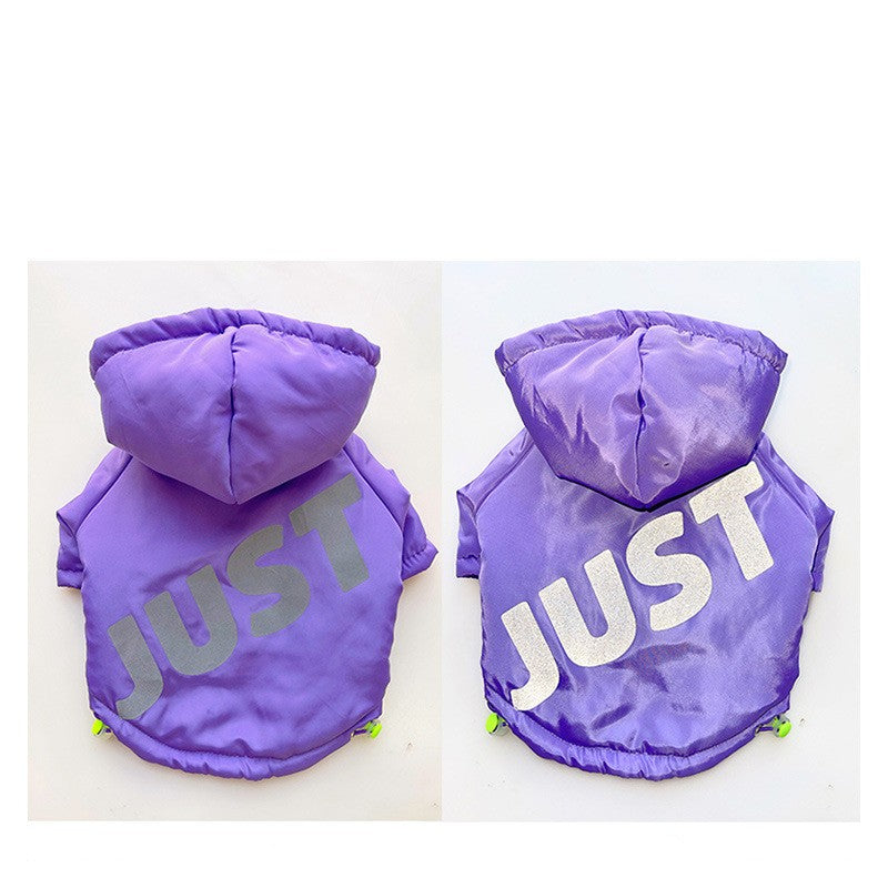 Winter Cotton Padded Warm Jacket For Pets