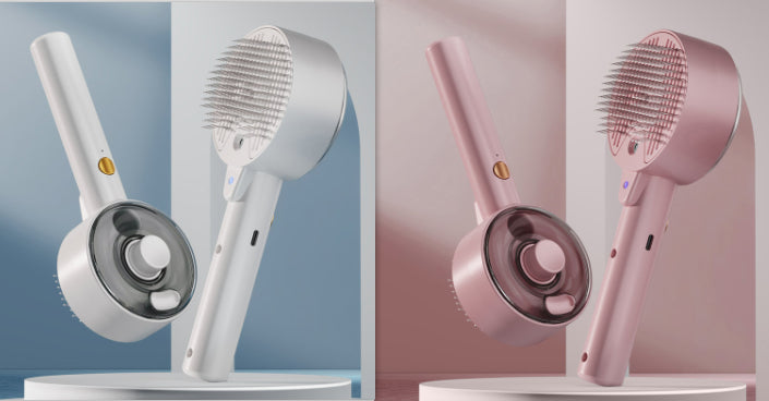 Pet Steam Self Cleaning Hair Remover Grooming Brush