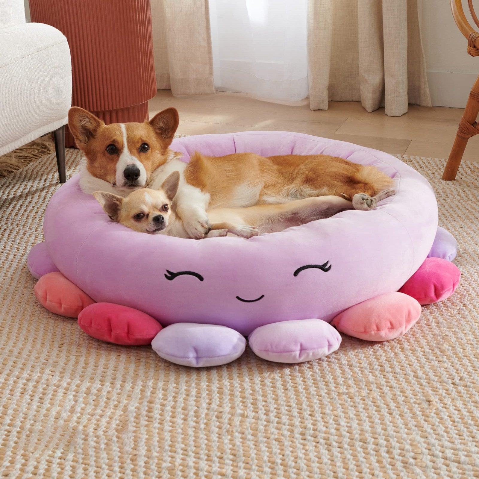 Pet Super Soft Plush Animals Fruits Bed