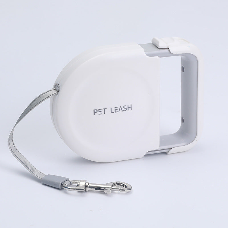 Retractable Handle Pet Leash For Comfortable Control