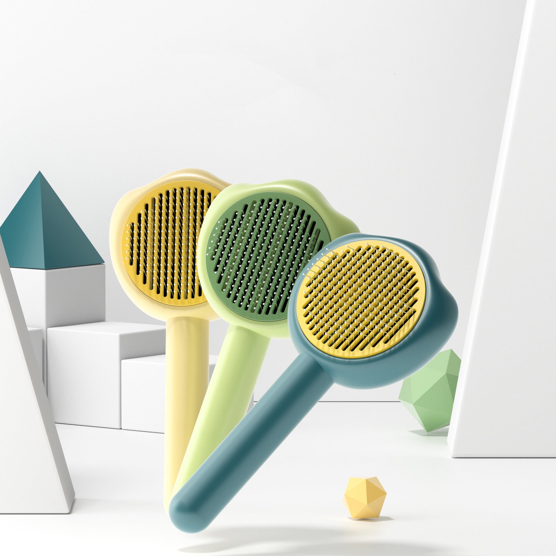 Self Cleaning Pet Grooming Hair Remover Comb